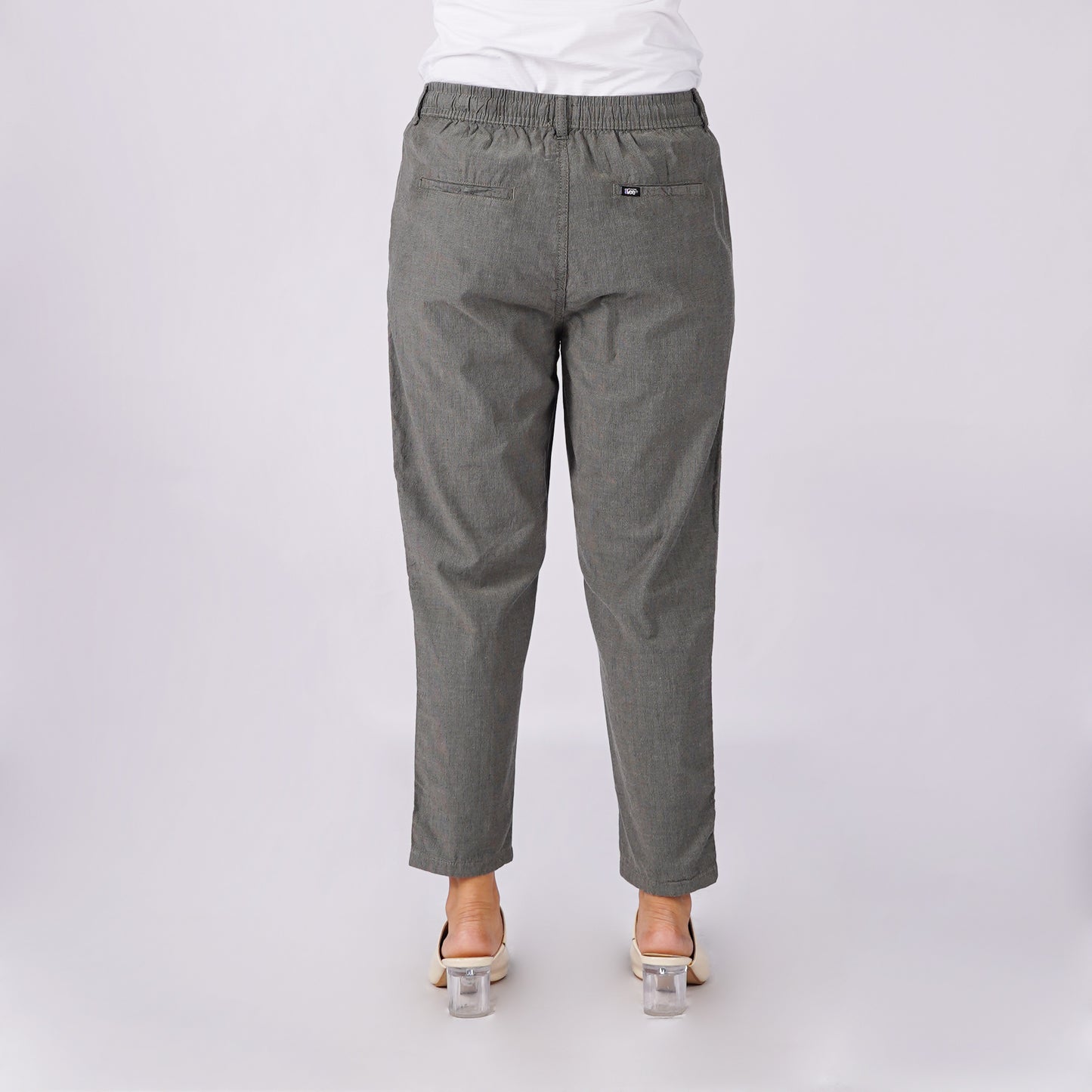 Stylistic Mr. Lee Ladies Basic Non-Denim Drawstring Pants 174762 (Gray)
