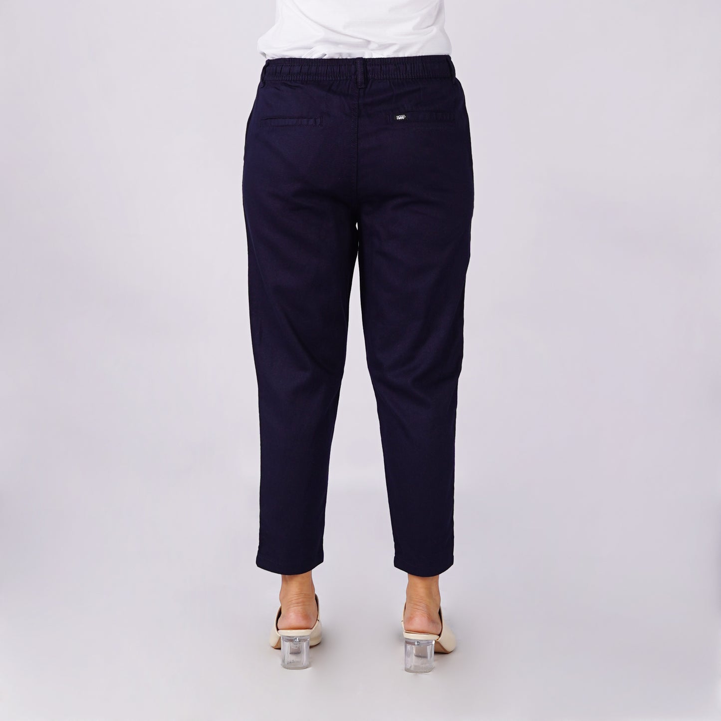 Stylistic Mr. Lee Ladies Basic Non-Denim Drawstring Pants 174762 (Navy)