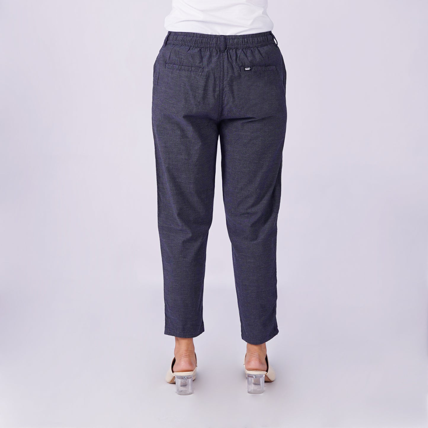 Stylistic Mr. Lee Ladies Basic Non-Denim Drawstring Pants 174753 (Navy)