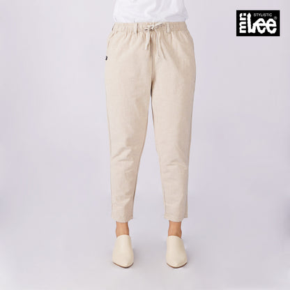 Stylistic Mr. Lee Ladies Basic Non-Denim Drawstring Pants 174753 (Off White)