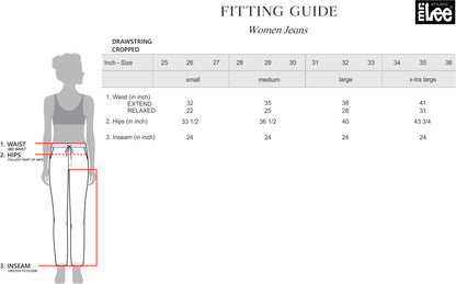 Stylistic Mr. Lee Ladies Basic Non-Denim Drawstring Pants 174753 (Off White)