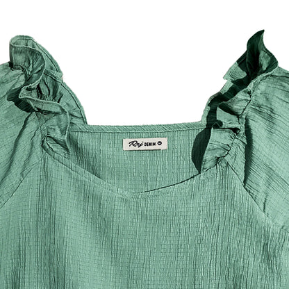 RRJ Basic Tees for Ladies Boxy Fitting 167726-U (Sage)