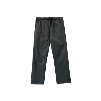 Bobson Japanese Ladies Basic Non-Denim Drawstring Pants 174570 (Dark Gray)