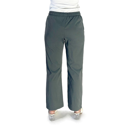 Bobson Japanese Ladies Basic Non-Denim Drawstring Pants 174570 (Dark Gray)