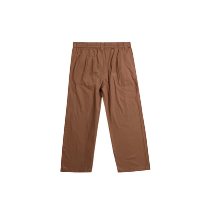 Bobson Japanese Ladies Basic Non-Denim Wide Leg Pants 176330 (Rust)