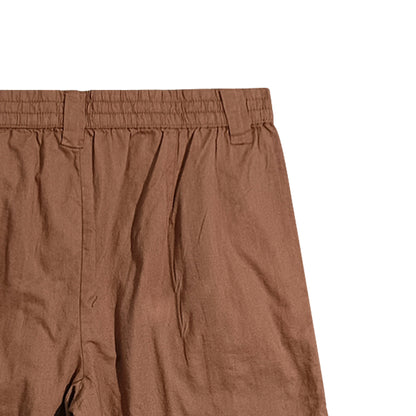 Bobson Japanese Ladies Basic Non-Denim Wide Leg Pants 176330 (Rust)