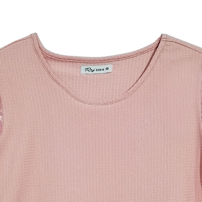 RRJ Basic Tees for Ladies Boxy Fitting 164940-U (Pink)
