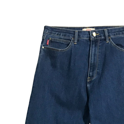 Bobson Japanese Ladies Basic Denim Sailor Pants 174920 (Medium Shade)
