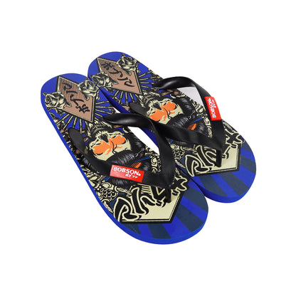 Bobson Japanese Ladies Basic Accessories Footwear Slipper 161576 (Royal Blue)