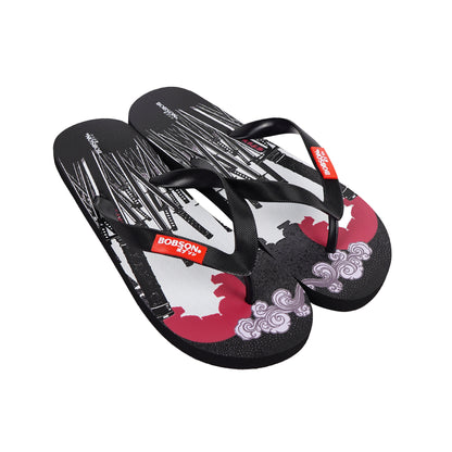 Bobson Japanese Men's Basic Accessories Footwear Slipper 161634 (Black)