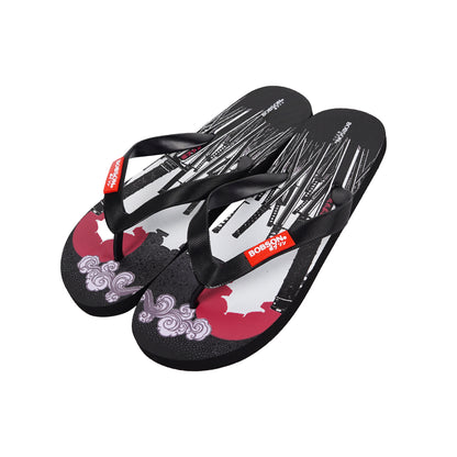 Bobson Japanese Men's Basic Accessories Footwear Slipper 161634 (Black)