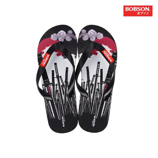 Bobson Japanese Men's Basic Accessories Footwear Slipper 161634 (Black)
