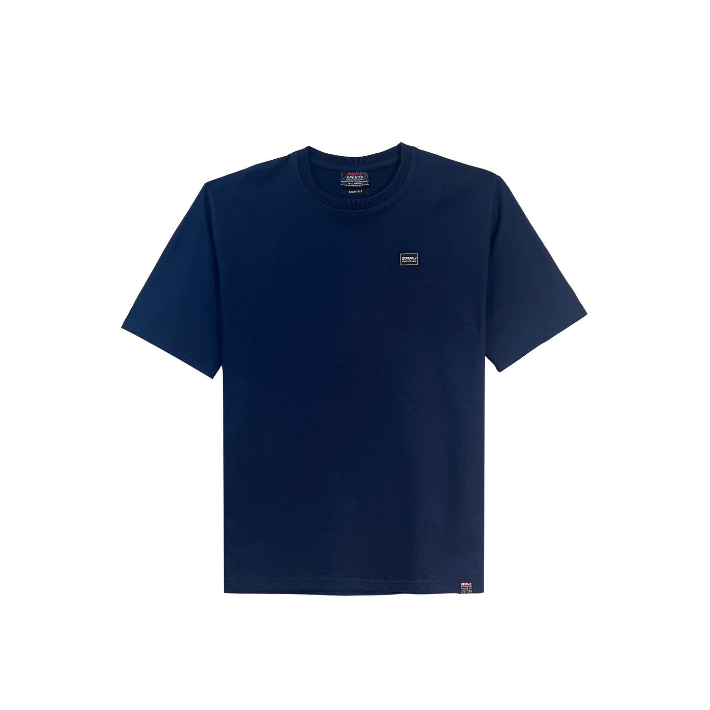 RRJ Men's Basic Tees Boxy Fitting 99845 (Navy)