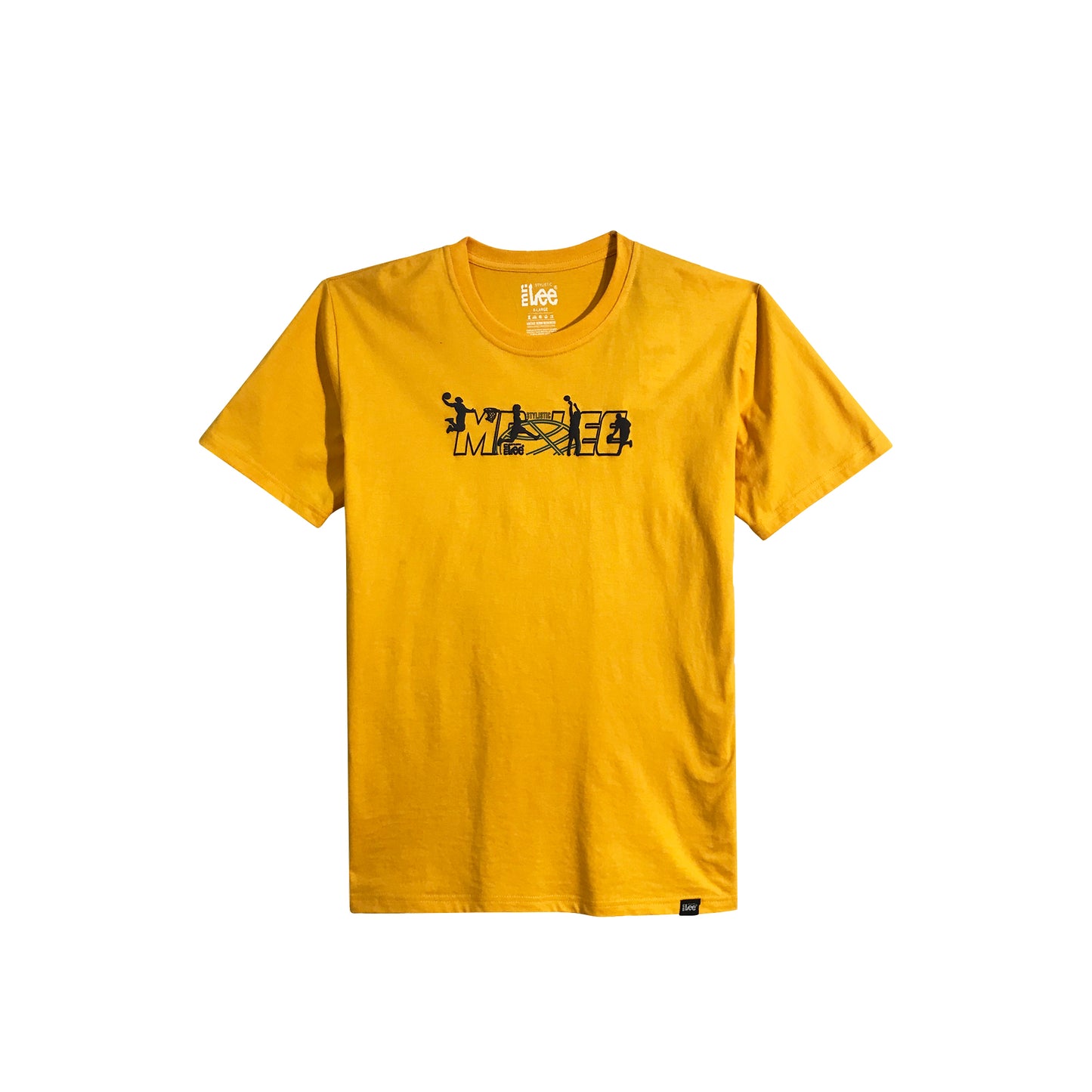 Stylistic Mr. Lee Men's Basic Tees Semi body Fit 176538-U (Artisan Gold)