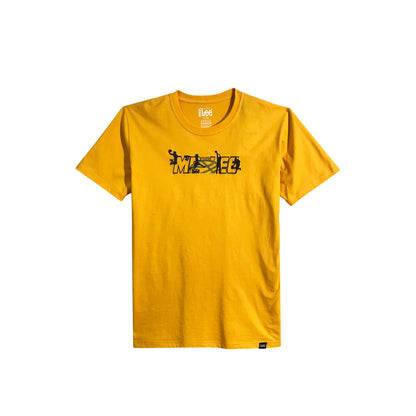 Stylistic Mr. Lee Men's Basic Tees Semi body Fit 176538-U (Artisan Gold)