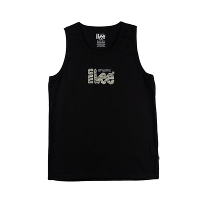 Stylistic Mr. Lee Men's Basic Tank Top Semi body Fit 175039-U (Black)