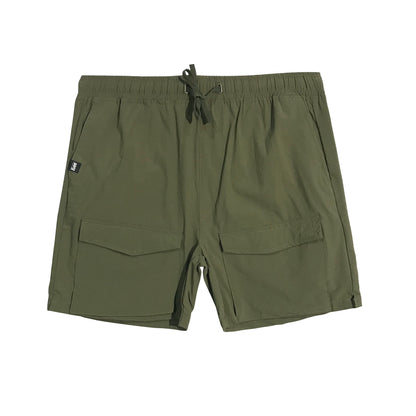 Stylistic Mr. Lee Men's Basic Non-Denim Cargo Short Mid Waist 180319 (Fatigue)