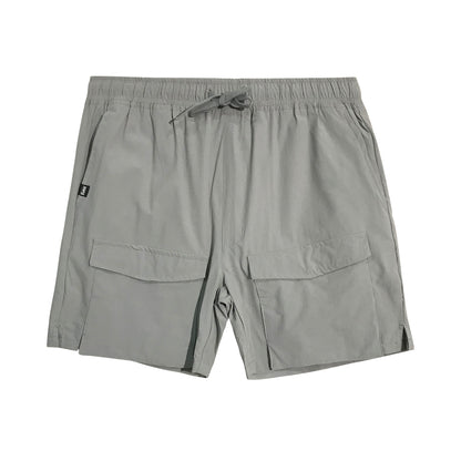 Stylistic Mr. Lee Men's Basic Non-Denim Cargo Short Mid Waist 180319 (Light Gray)