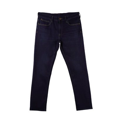 Stylistic Mr. Lee Men's Basic Denim Pants Skinny Mid Waist 177058-U (Dark Shade)