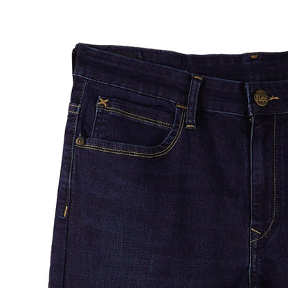 Stylistic Mr. Lee Men's Basic Denim Pants Skinny Mid Waist 177058-U (Dark Shade)