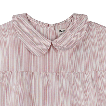 Stylistic Mr. Lee Ladies Basic Woven Shirt Boxy Fit 160342 (Pink)