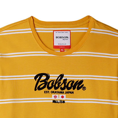 Bobson Japanese Men's Basic Tees Slim Fit 167346 (Yellow Gold)