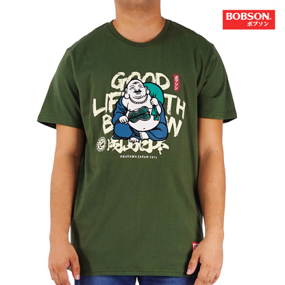 Bobson Japanese Men's Basic Tees Comfort Fit 135447 (Fatigue)