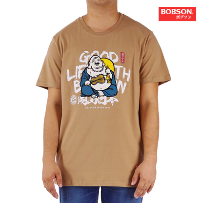 Bobson Japanese Men's Basic Tees Comfort Fit 135447 (Tiger Eye)