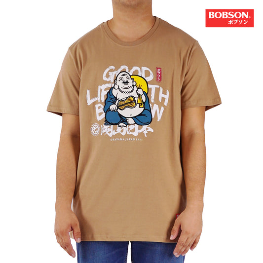 Bobson Japanese Men's Basic Tees Comfort Fit 135447 (Tiger Eye)