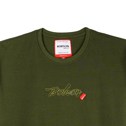 Bobson Japanese Men's Basic Tees Slim Fit 165774 (Fatigue)