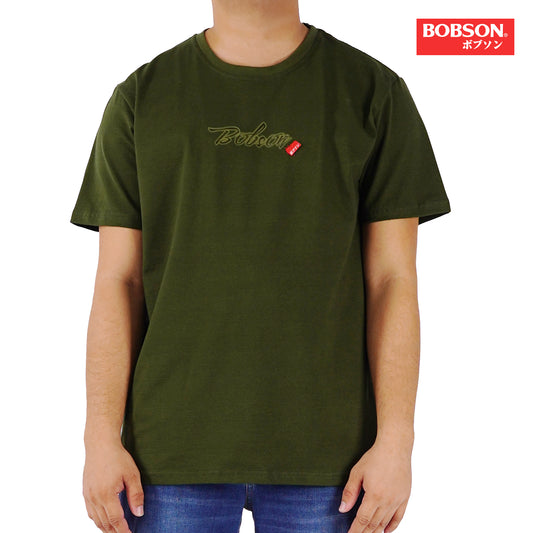 Bobson Japanese Men's Basic Tees Slim Fit 165774 (Fatigue)