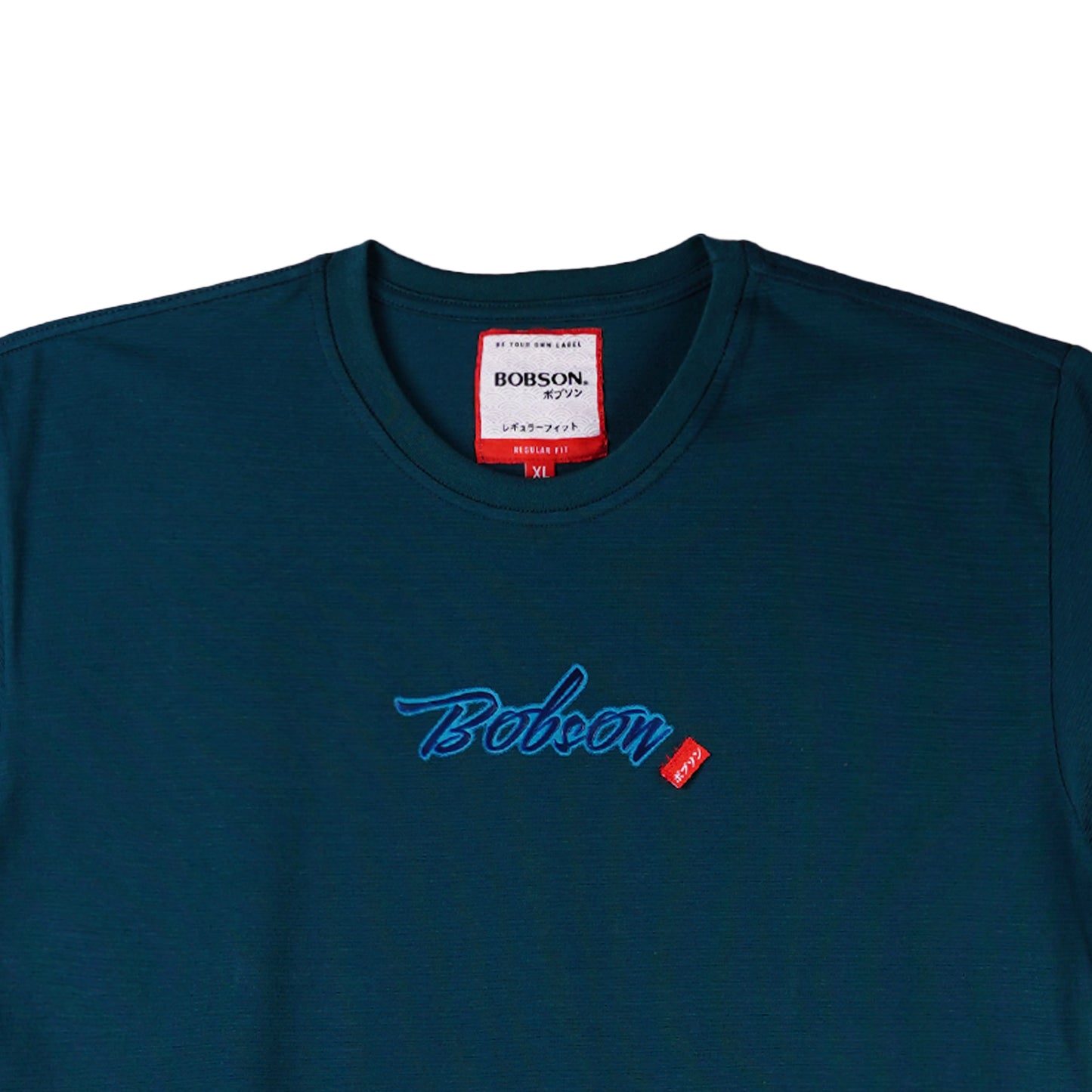 Bobson Japanese Men's Basic Tees Slim Fit 165774 (Teal)