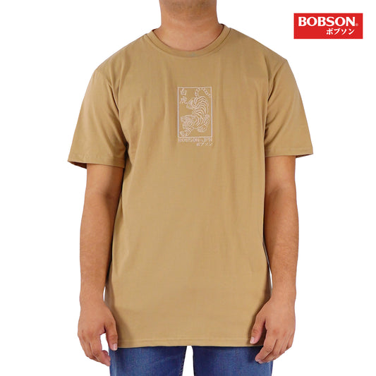 Bobson Japanese Men's Basic Tees Slim Fit 177170-U (Tiger Eye)