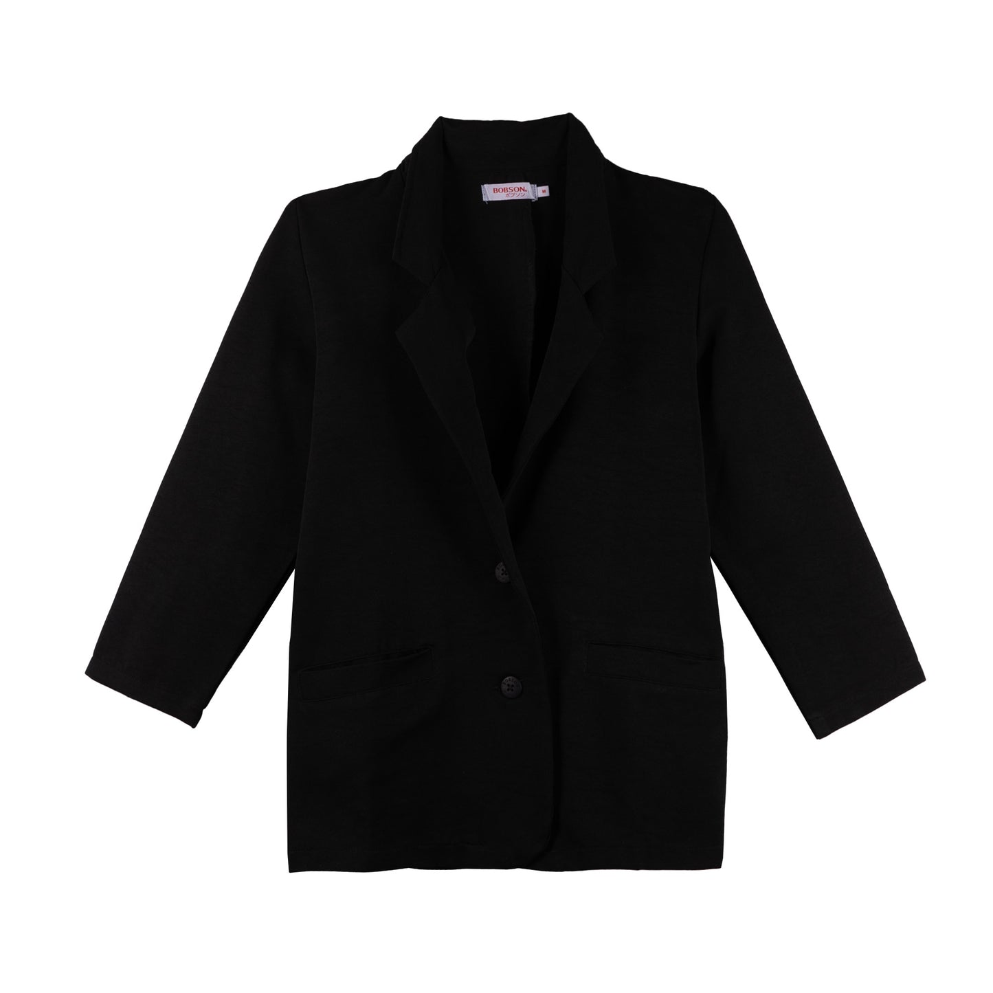 Bobson Japanese Ladies Basic Jacket Regular Fit 158465 (Black)