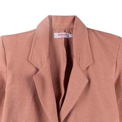 Bobson Japanese Ladies Basic Jacket Regular Fit 158465 (Coral)