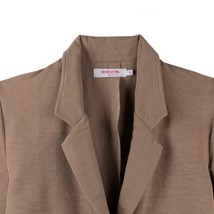 Bobson Japanese Ladies Basic Jacket Regular Fit 158454 (Light Brown)
