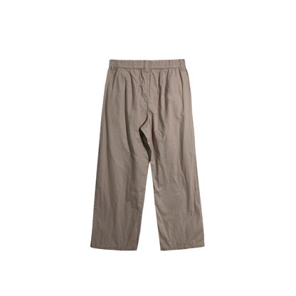 Bobson Japanese Ladies Basic Non-Denim Wide Leg Pants 176330 (Light Beige)