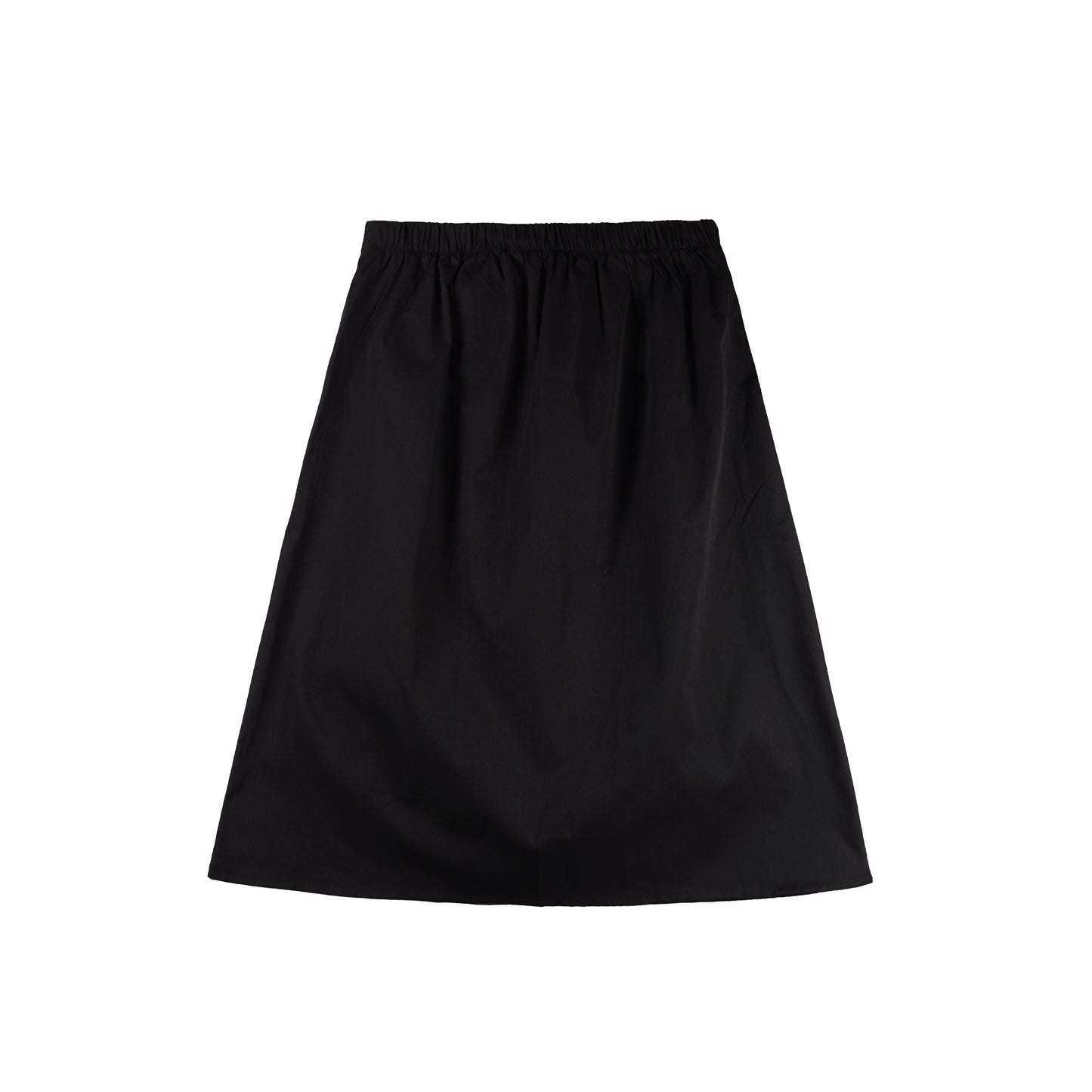 Bobson Japanese Ladies Basic Non-Denim Long Skirt 180658 (Black)