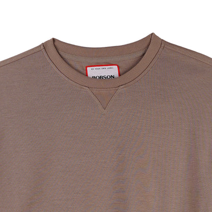 Bobson Japanese Men's Basic Tees Regular Fit 175885-U (Brown)