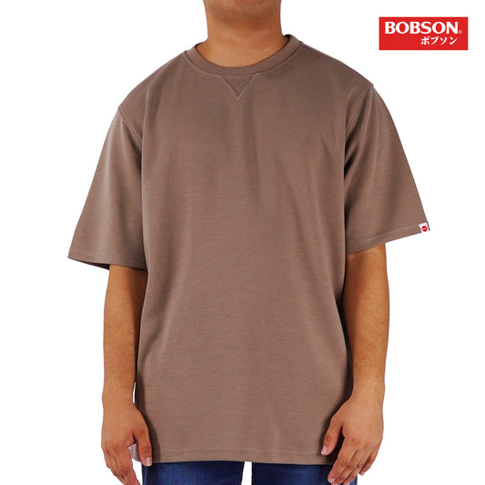 Bobson Japanese Men's Basic Tees Regular Fit 175885-U (Brown)