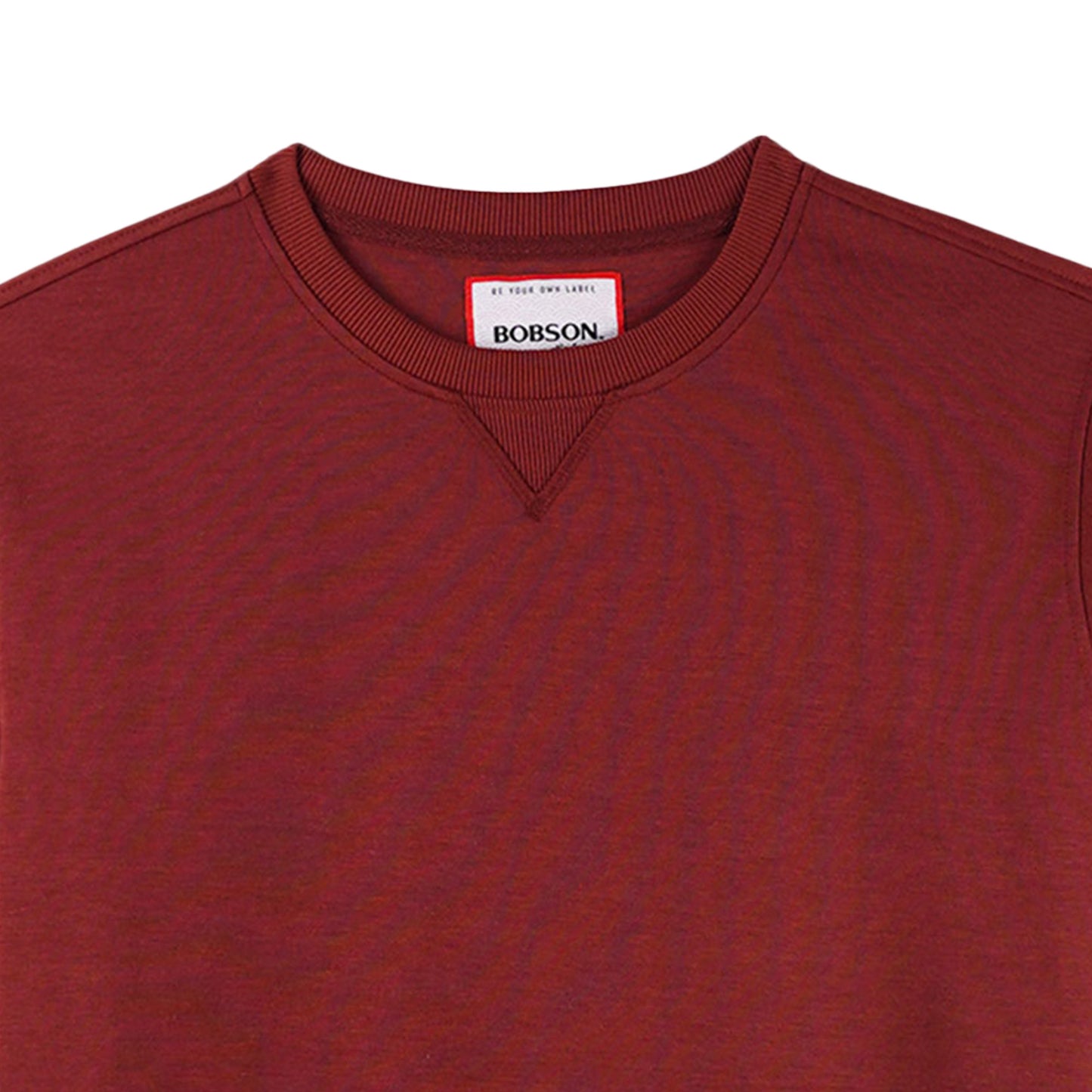 Bobson Japanese Men's Basic Tees Regular Fit 175885-U (Maroon)