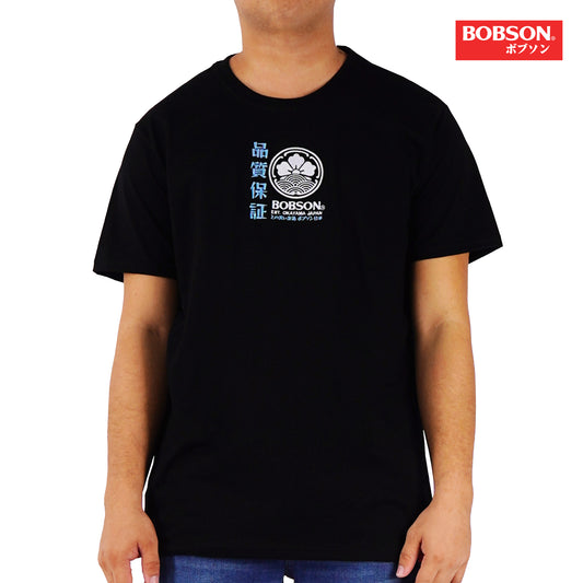 Bobson Japanese Men's Basic Tees Slim Fit 178581-U (Black)