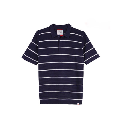 Bobson Japanese Men's Basic Collared Shirt Regular Fit 183483 (Navy)