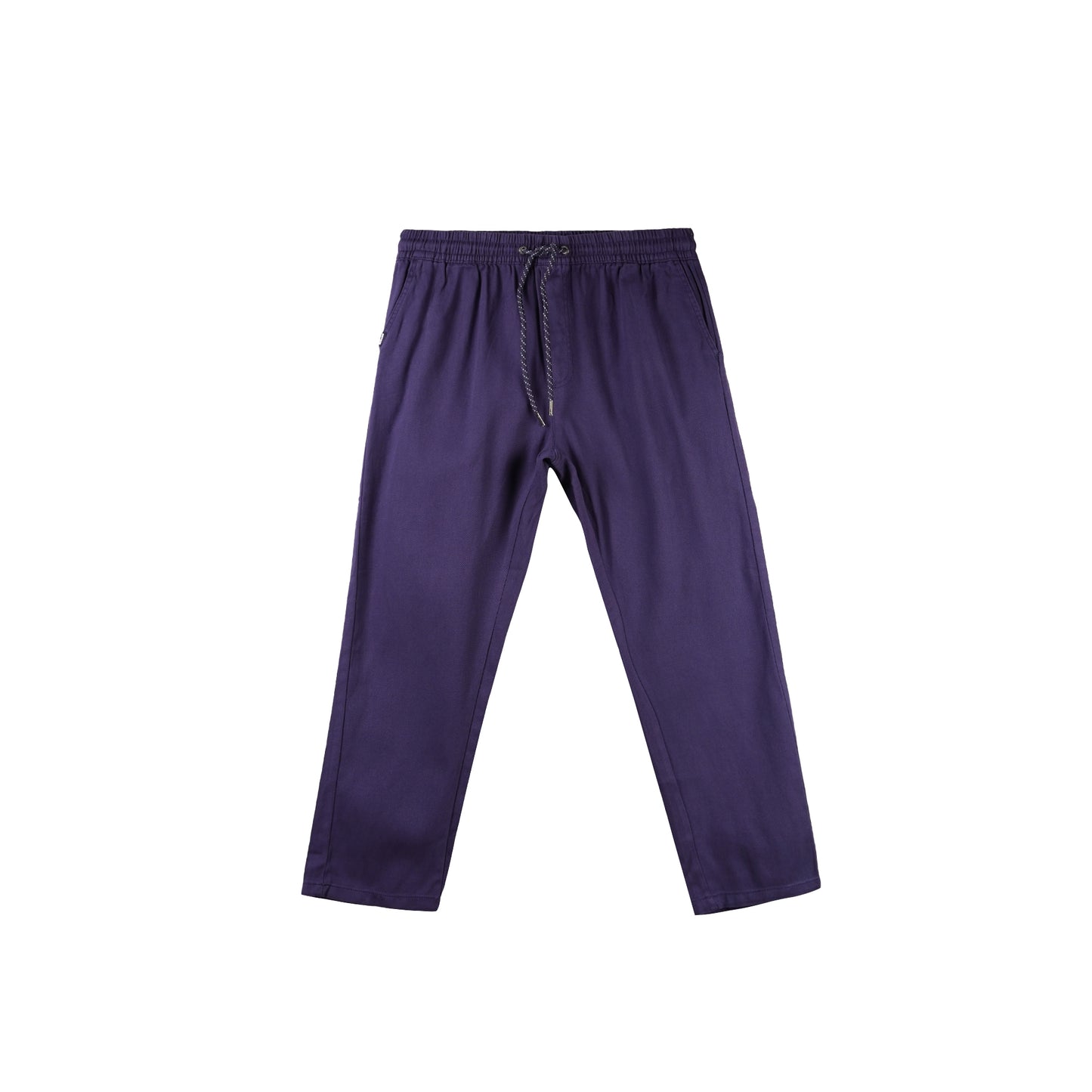 Bobson Japanese Men's Basic Non-Denim Trouser Pants Mid Waist 176076 (Navy)
