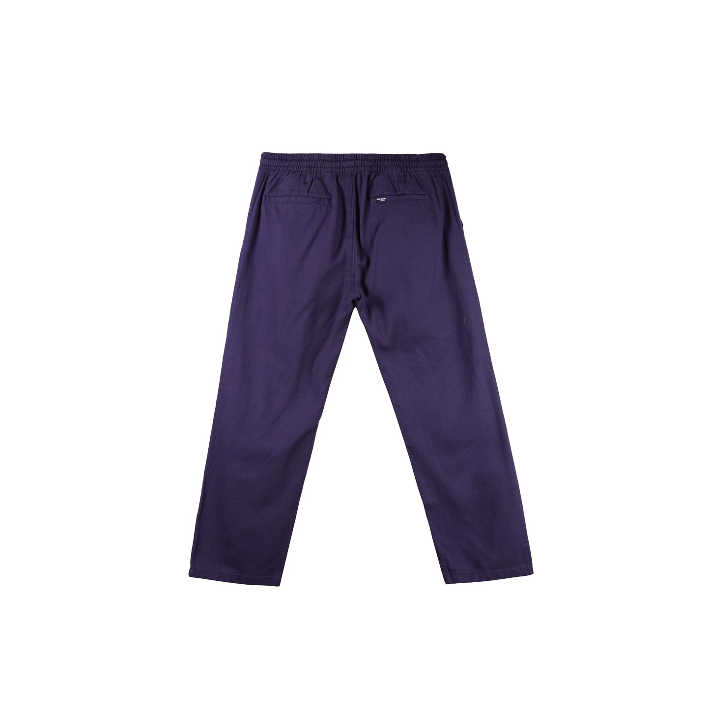 Bobson Japanese Men's Basic Non-Denim Trouser Pants Mid Waist 176076 (Navy)