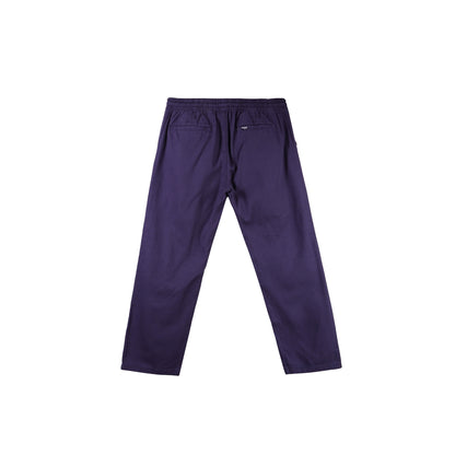 Bobson Japanese Men's Basic Non-Denim Trouser Pants Mid Waist 176076 (Navy)