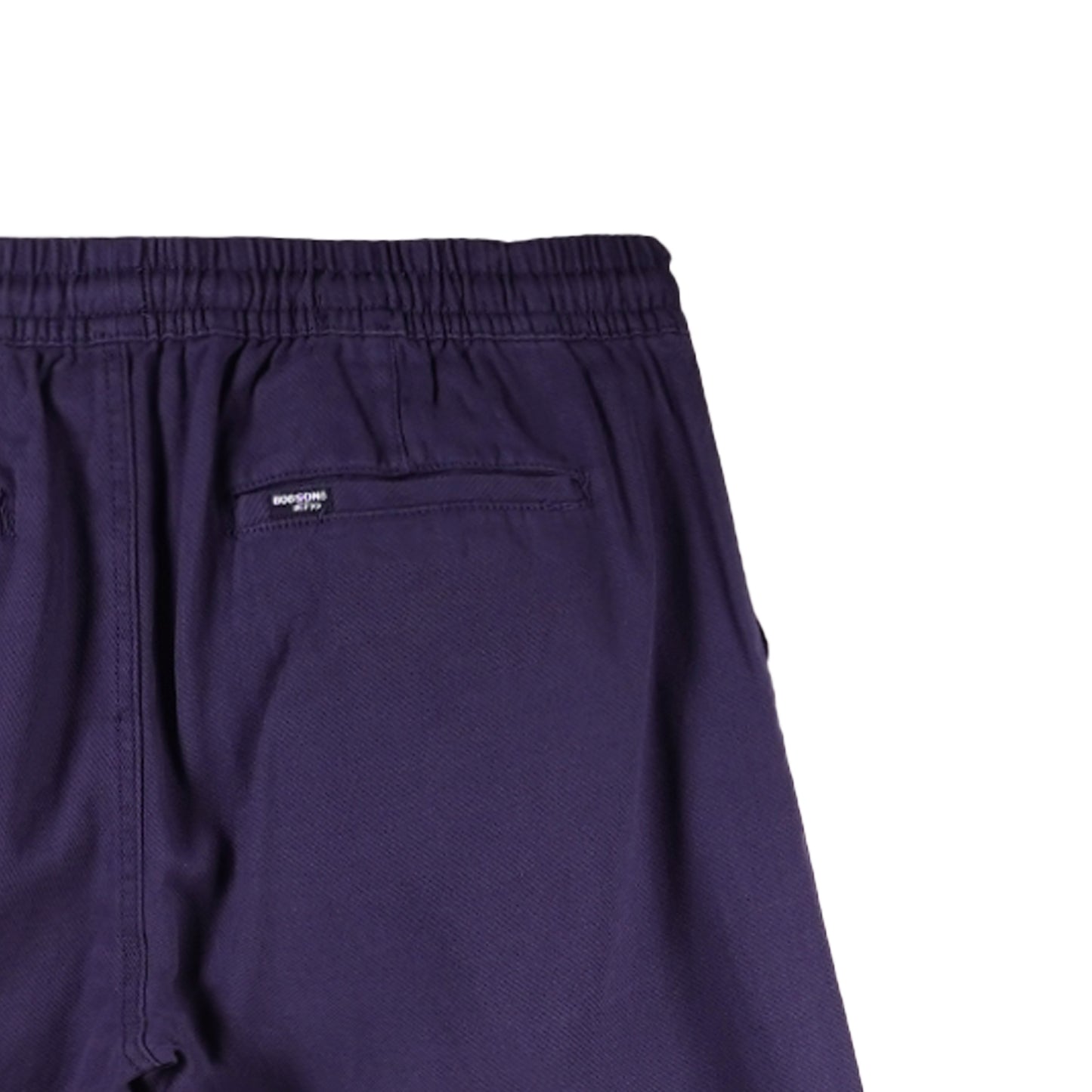 Bobson Japanese Men's Basic Non-Denim Trouser Pants Mid Waist 176076 (Navy)
