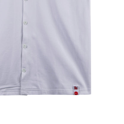 Bobson Japanese X Tom and Jerry Men's Basic Woven Shirt Comfort Fit 168188 (White)