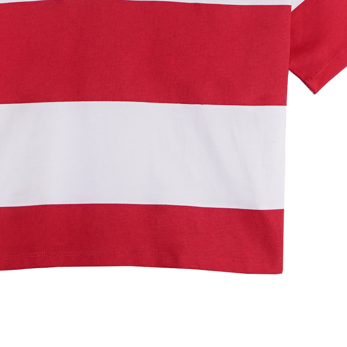 Bobson Japanese Ladies Basic Collared Shirt Crop Fit 157829 (Barbados Cherry)