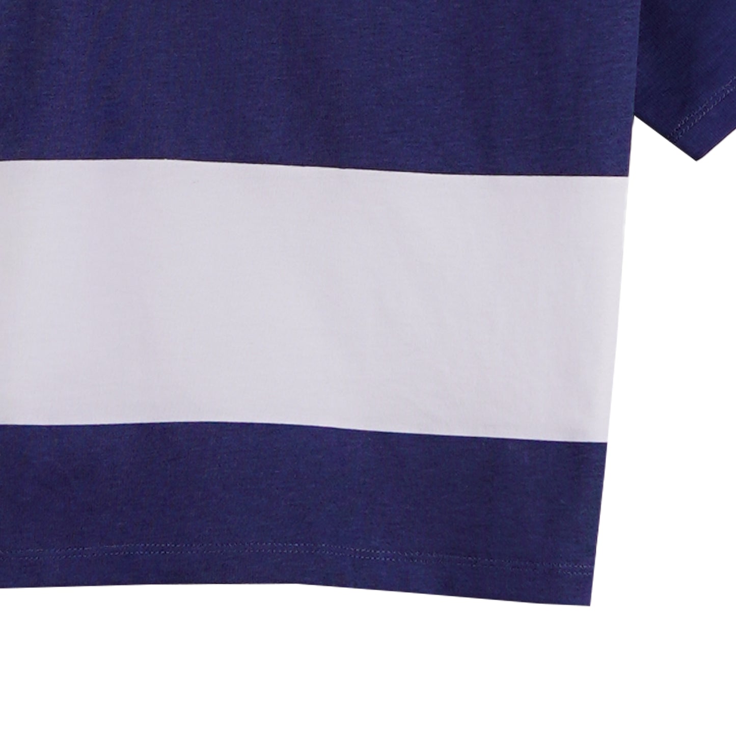 Bobson Japanese Ladies Basic Collared Shirt Crop Fit 157829 (Navy)